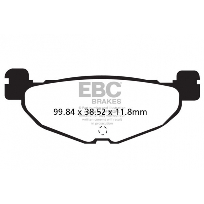 Klocki hamulcowe YAMAHA YP 400 MAJESTY EBC SFA408HH