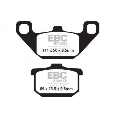 Klocki hamulcowe Kawasaki GPZ EBC FA085V