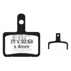 Klocki rowerowe EBC (organiczne) Shimano Deore BR-M515 & BR-M525 Meca 01 And Hydro 03-04 / Tektro Au