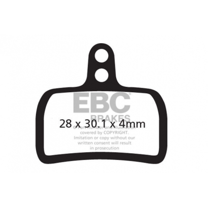Klocki rowerowe EBC (spiekane) Hope Caliper Mono Mini CFA386HH