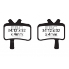 Klocki rowerowe EBC (organiczne wyczynowe) Avid System Juicy 3, 5 & 7 Hydraulic Ultimate & Mechanica