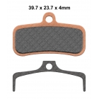 Klocki rowerowe EBC CFA493R (półmetaliczne) Shimano Tektro TRP 4 tłoczki