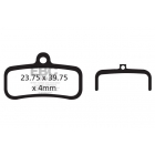 Klocki rowerowe EBC CFA493R (półmetaliczne) Shimano Tektro TRP 4 tłoczki