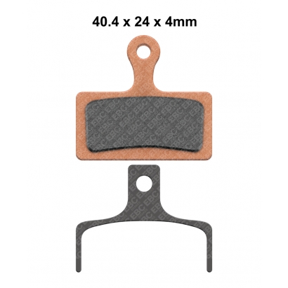 Klocki rowerowe EBC CFA614R (półmetaliczne) Shimano SLX XT XTR