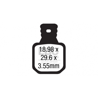Klocki rowerowe EBC CFA660/4HH (metaliczne) Magura MT5/MT7