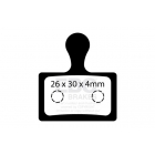 Klocki rowerowe EBC (organiczne) Shimano BR-RS805 CFA734
