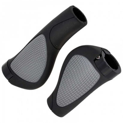 Chwyty HLG311 Kraton 130/95 mm ergonomiczne czarno-szare