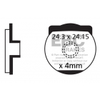 Klocki rowerowe EBC (organiczne) Diatech Spiral Y2K CFA316