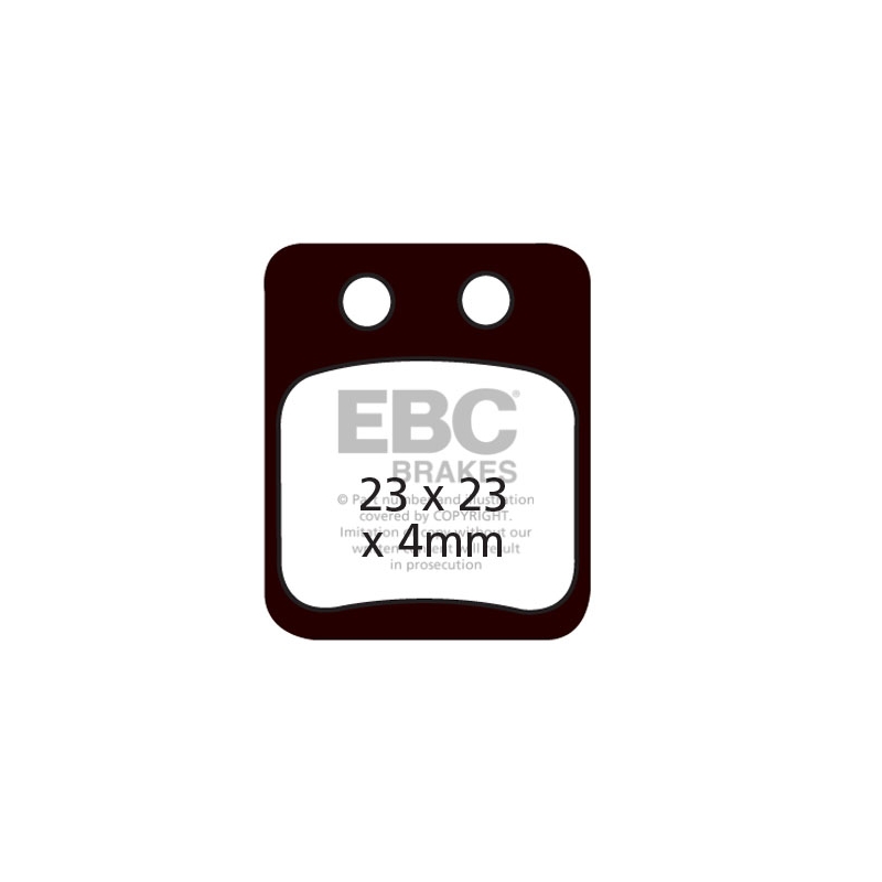 Klocki rowerowe EBC (organiczne) Suntour DB700 CFA341
