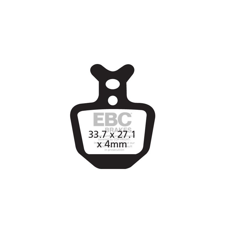 Klocki rowerowe EBC (organiczne) Formula Oro CFA402