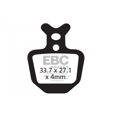 Klocki rowerowe EBC (organiczne wyczynowe) Formula Oro CFA402R