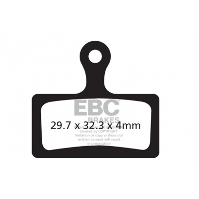Klocki rowerowe EBC (organiczne) Shimano XTR 2011(M985) CFA614