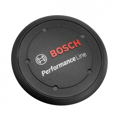Logo cover Performance Line, black incl. spacer ring, if design cover is not fitted
