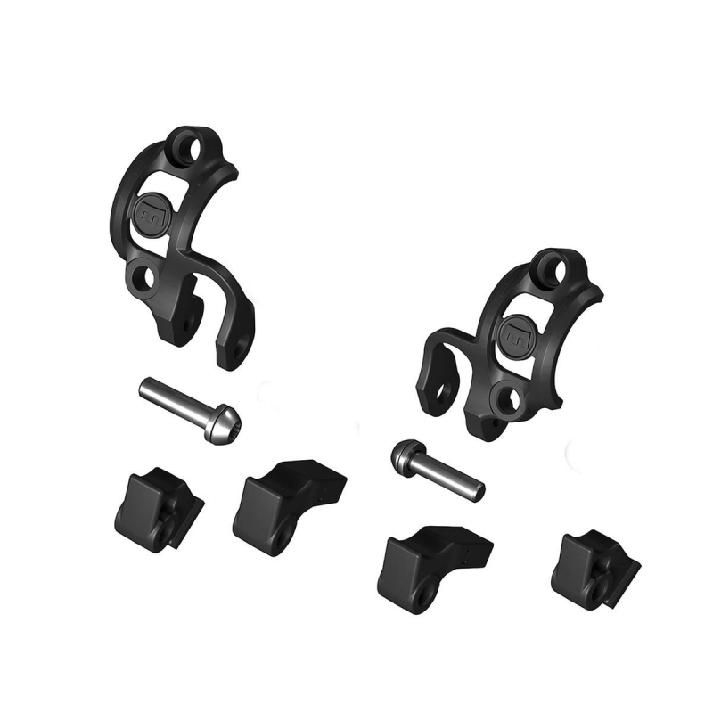 Handlebar clamp Shiftmix 1+2 set, for Shimano I-Spec I+II, black (PU 1x left, 1x right)