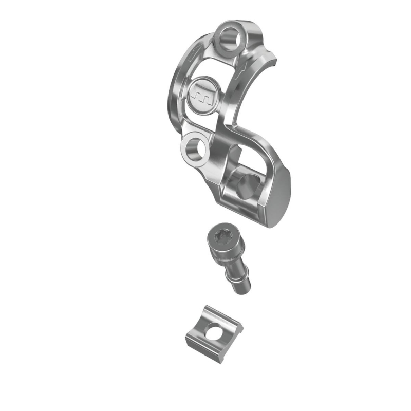 Handlebar clamp Shiftmix 3, left, for SRAM Matchmaker® shifters, silver (PU 1 piece)