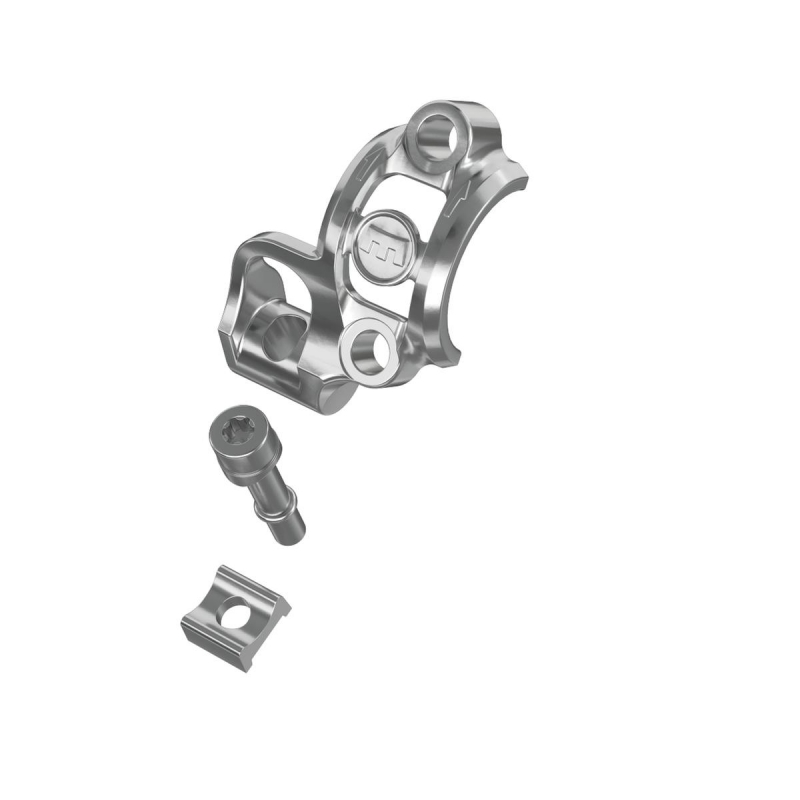 Handlebar clamp Shiftmix 3, right, for SRAM Matchmaker® shifters, silver (PU 1 piece)