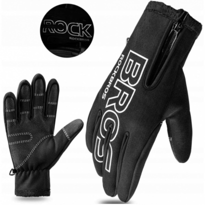 Rękawiczki rowerowe ROCKBROS (długie, czarne) Rockbros - 1