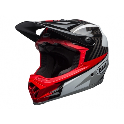 Kask full face BELL FULL-9 CARBON gloss white black hibiscus rio roz. XS/S (51–55 cm) (DWZ)