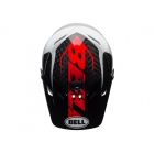 Kask full face BELL FULL-9 CARBON gloss white black hibiscus rio roz. XS/S (51–55 cm) (DWZ)