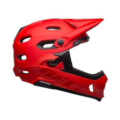 Kask full face BELL SUPER DH MIPS SPHERICAL matte gloss crimson black roz. S (52–56 cm) (DWZ)