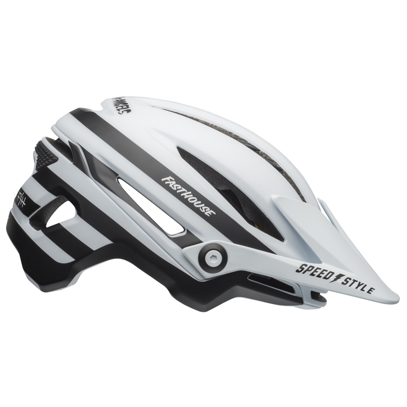 Kask mtb BELL SIXER INTEGRATED MIPS fasthouse stripes matte white black roz. S (52–56 cm) (NEW)