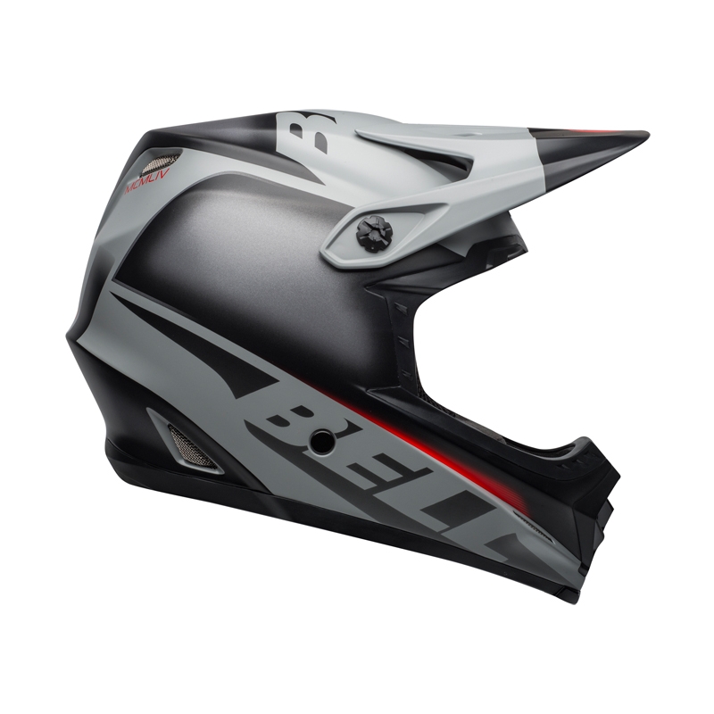 Kask full face BELL FULL-9 FUSION MIPS matte gloss black gray crimson roz. XS (51-53 cm) (DWZ)