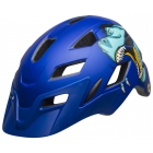 Kask juniorski BELL SIDETRACK t-rex matte blue roz. Uniwersalny (50–57 cm) (DWZ)