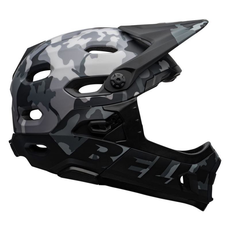 Kask full face BELL SUPER DH MIPS SPHERICAL matte gloss black camo roz. M (55-59 cm) (NEW)