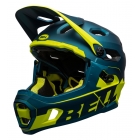 Kask full face BELL SUPER DH MIPS SPHERICAL matte gloss blue hi-viz roz. S (52–56 cm) (NEW)