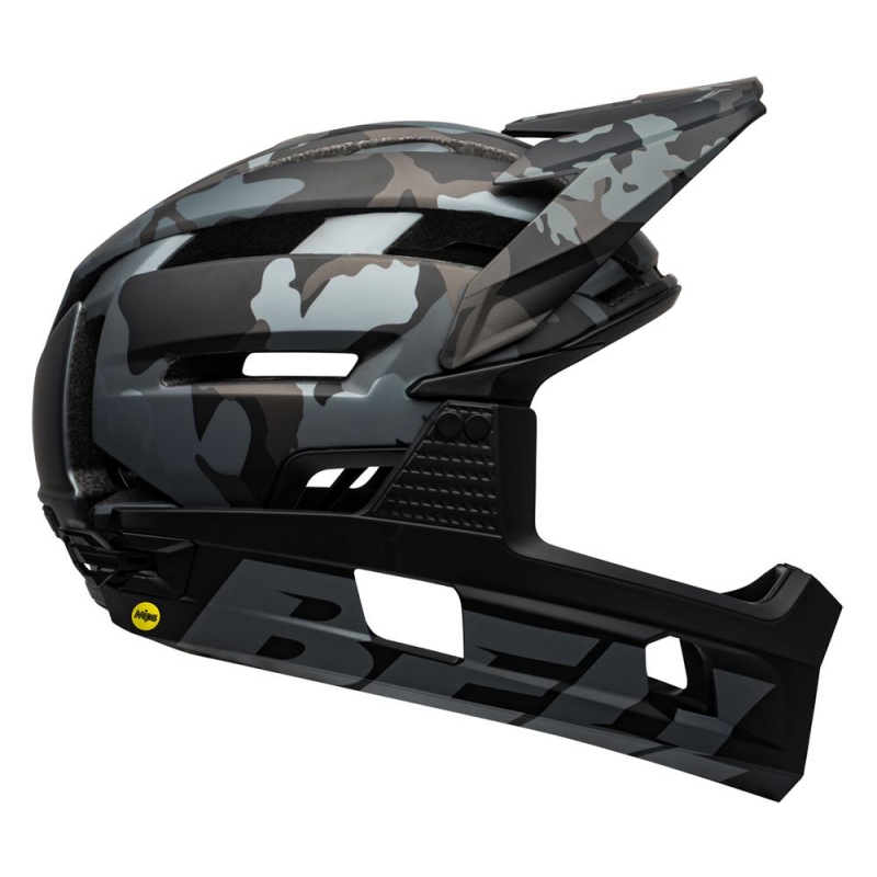 Kask full face BELL SUPER AIR R MIPS SPHERICAL matte gloss black camo roz. S (52–56 cm) (NEW)