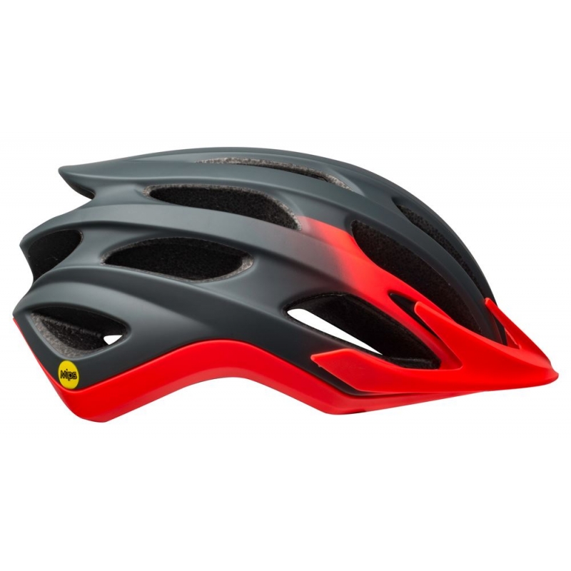 Kask mtb BELL DRIFTER matte gloss gray infrared roz. S (52–56 cm) (NEW)