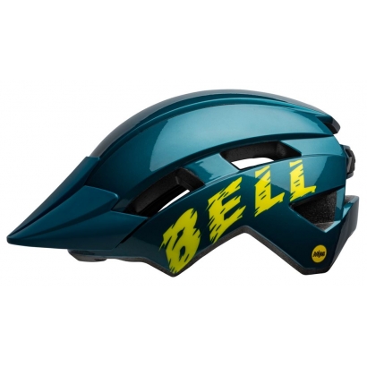 Kask dziecięcy BELL SIDETRACK II buzz gloss blue hi-viz roz. Uniwersalny (47–54 cm) (DWZ)