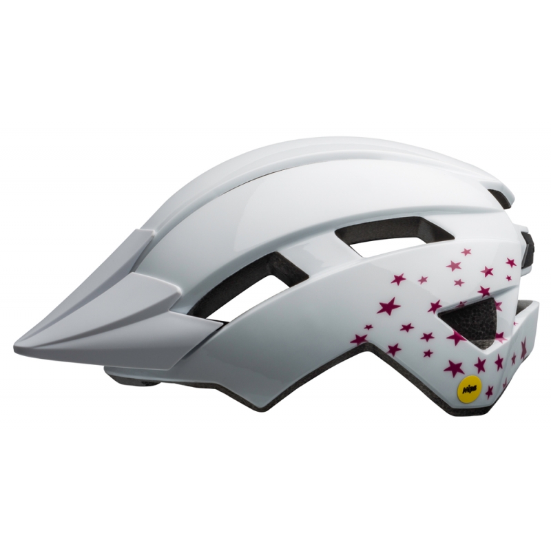 Kask dziecięcy BELL SIDETRACK II stars gloss white roz. Uniwersalny (47–54 cm) (NEW)