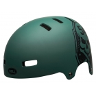 Kask bmx BELL LOCAL mate green black skull roz. S (51–55 cm) (DWZ)