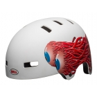 Kask bmx BELL LOCAL matte white eyes roz. M (55–59 cm) (DWZ)