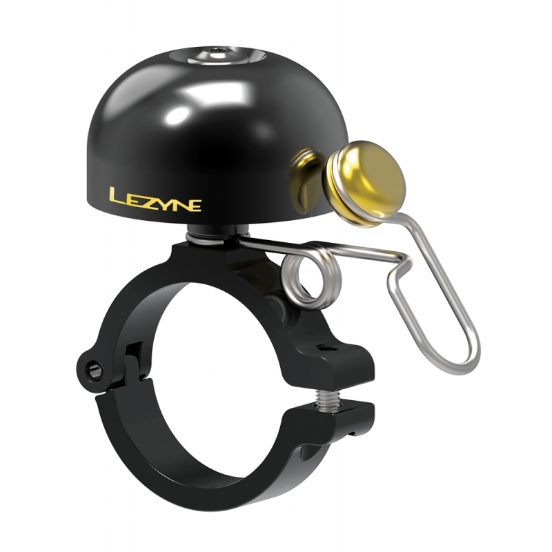 Dzwonek rowerowy LEZYNE CLASSIC BRASS BELL HM czarny (NEW)