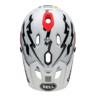 Kask full face BELL SUPER DH MIPS SPHERICAL fasthouse matte gloss black white roz. M (55-59 cm) (NEW)