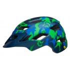 Kask juniorski BELL SIDETRACK INTEGRATED MIPS matte blue camosaurus roz. Uniwersalny (50–57 cm) (NEW)