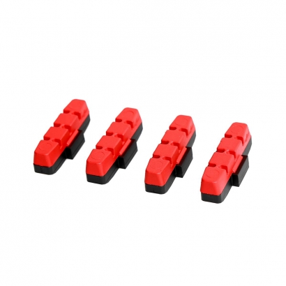 Brake pads red (PU 2 sets)