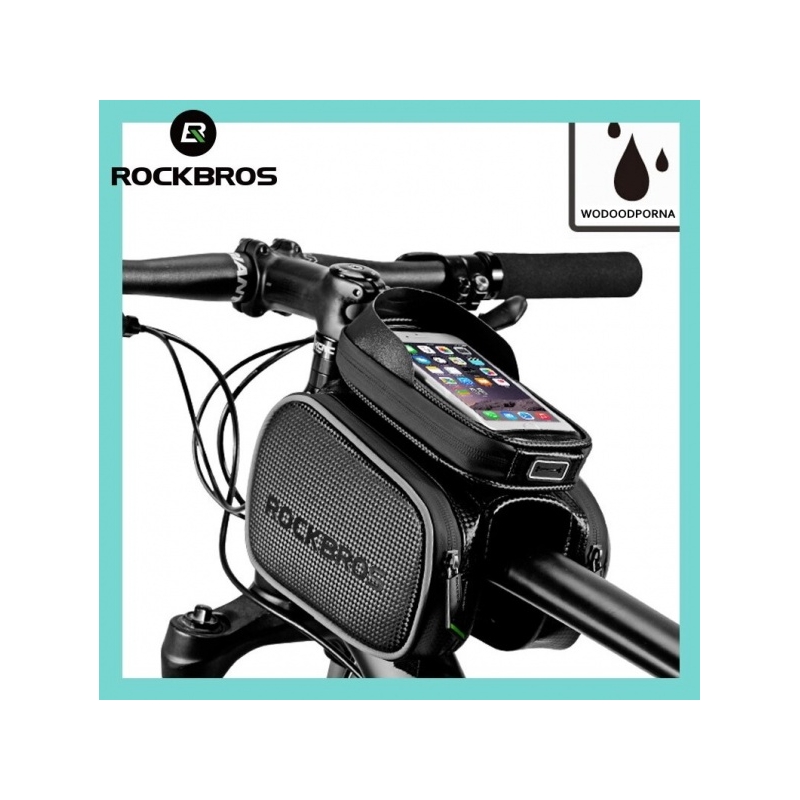 ROCKBROS Torba rowerowa na ramę pod smartfon 5,8 + sakwy boczne Rockbros - 1