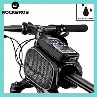 ROCKBROS Torba rowerowa na ramę pod smartfon 5,8 + sakwy boczne Rockbros - 1