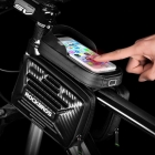 ROCKBROS Torba rowerowa na ramę pod smartfon 6,2 + sakwy boczne carbonlook Rockbros - 4