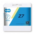 Łańcuch KMC Z-50 / Z-7 + spinka BOX 6/7/8 rzędowy 114L KMC - 1
