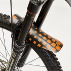 Błotnik rowerowy przedni Pixel Front 2.0 pomarańczowy (rzep) RACE FENDER - 2