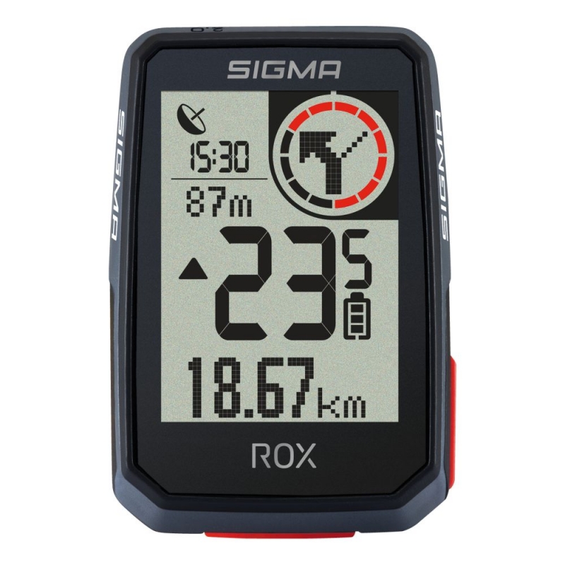 Licznik Sigma ROX GPS Funkcji Czarny Bezprzewodowy Sklep Rowerowy Smart Rowery