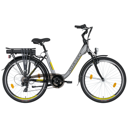 Rower elektryczny Lovelec Norma szary-żółty 2022 Lovelec - 1