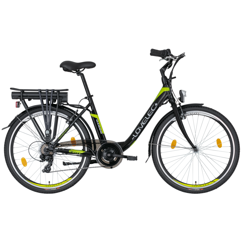 Rower elektryczny Lovelec Nardo czarny-zielony 2022 Lovelec - 1