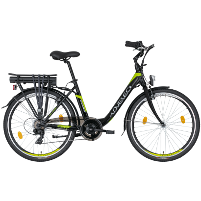 Rower elektryczny Lovelec Nardo czarny-zielony 2022 Lovelec - 1
